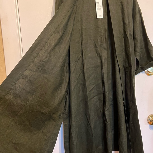 Eileen Fisher NWT open jacket linen szS - Picture 4 of 5